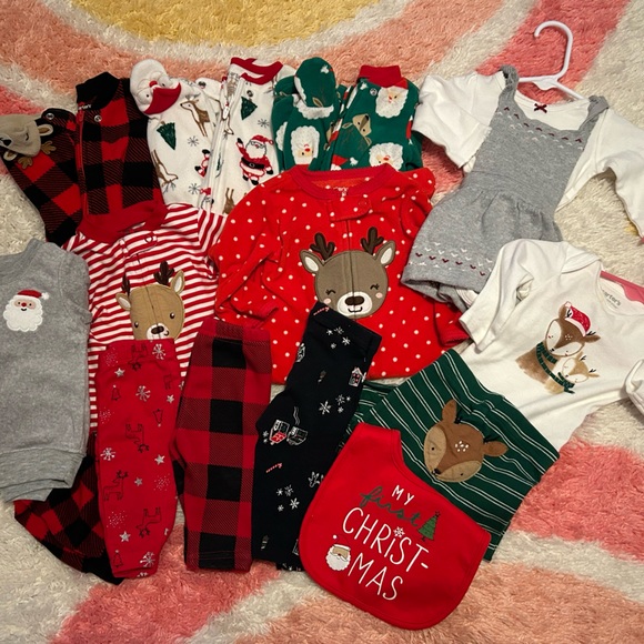Matching Christmas Carters Boy Christmas Outfits Baby 2-Piece